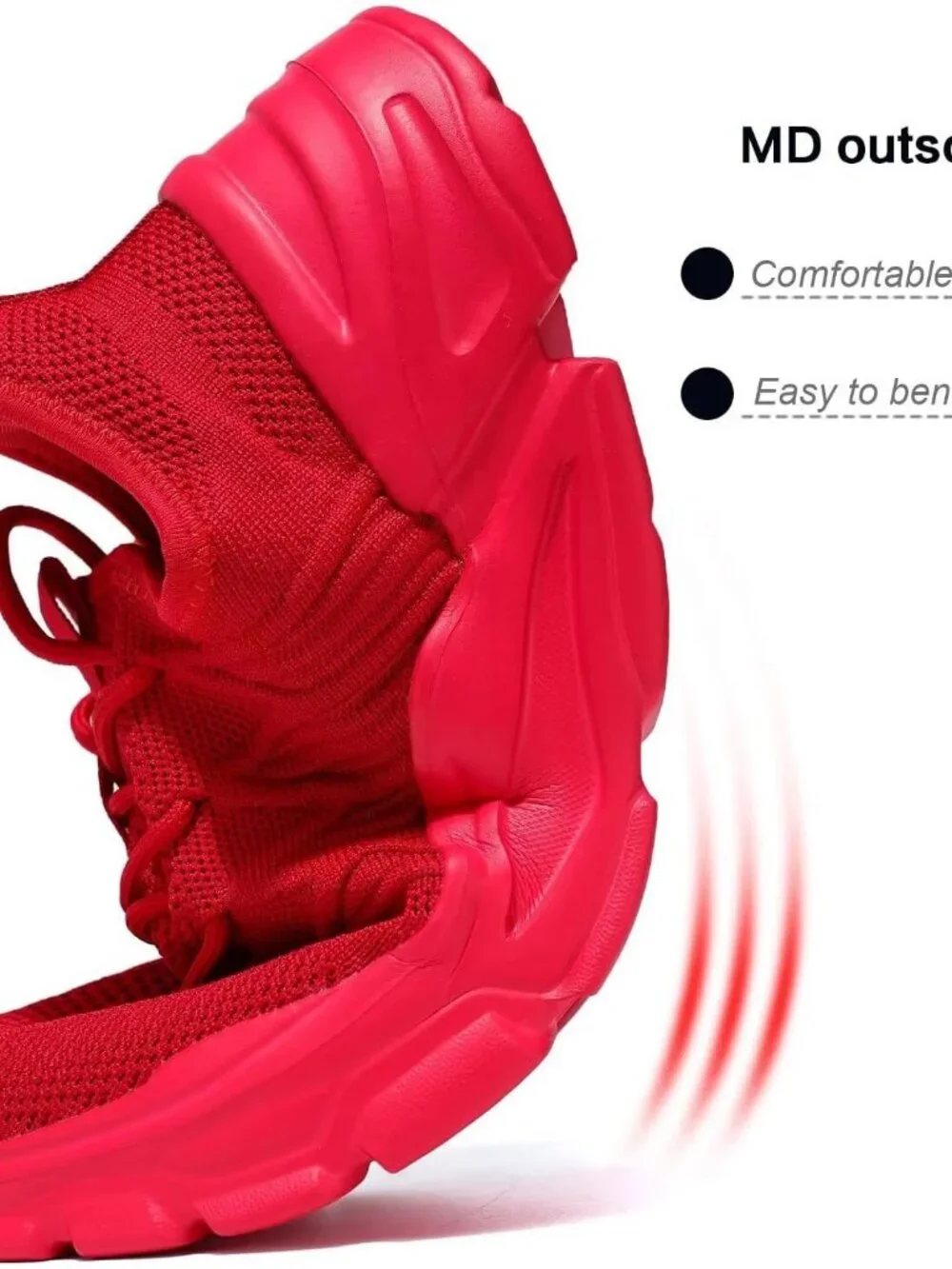 Srenket Men's Running Shoes Non-Slip Breathable Lightweight Athletic Walking Gym